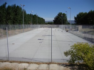 rénovation de terrain de tennis