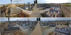 Aménagement des Allées de cimetière en béton drainant